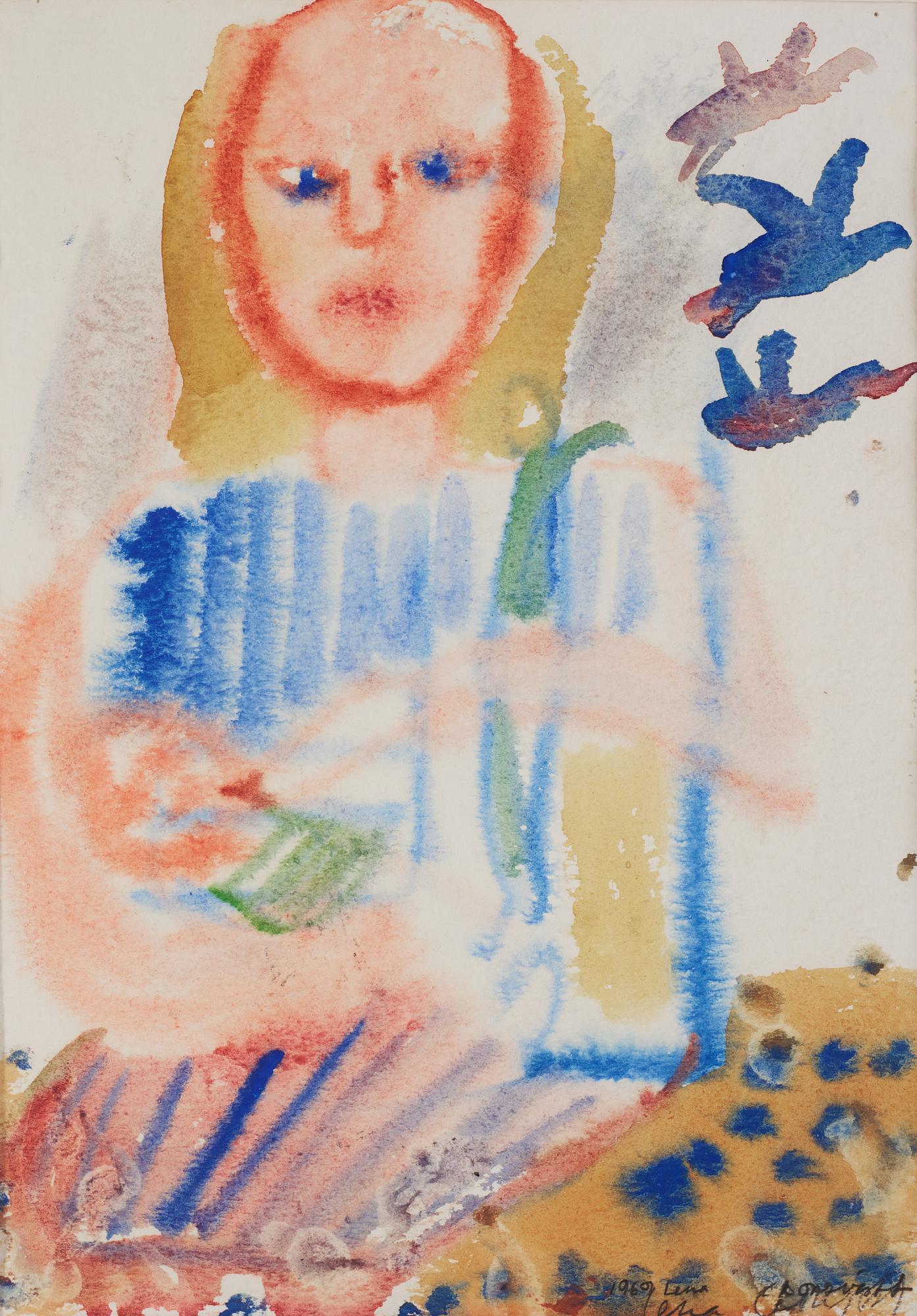 Lena Cronqvist, Self portrait.