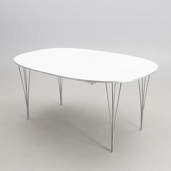 BRUNO MATHSSON AND PIET HEIN, a 'Superellips' dining table from Fritz Hansen, 1993.