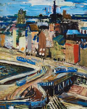 Reidar Aulie, "Slussen, Stockholm".