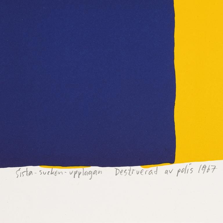 Carl Johan De Geer, "Skända flaggan".