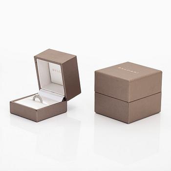 Bulgari, a platinum ring, 'Dedicata a Venezia', with brilliant-cut diamonds. With certificate and GIA dossier.