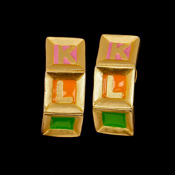 KARL LAGERFELDT, garnityr, 3 delar.
