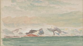 Einar Palme, Coastal Landscapes, a pair.