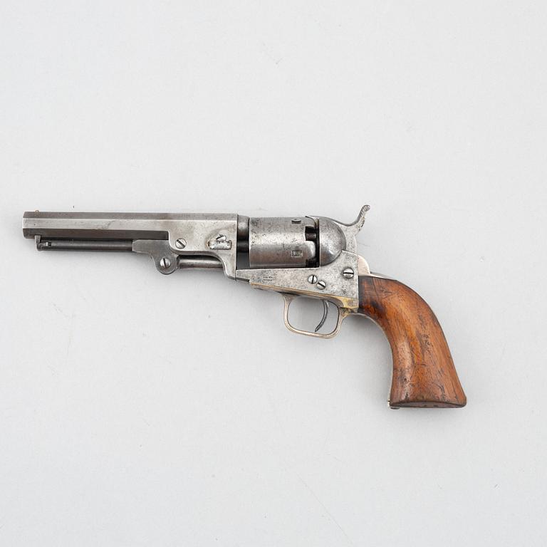 Percussion revolver, Colt Pocket, USA, 1850.