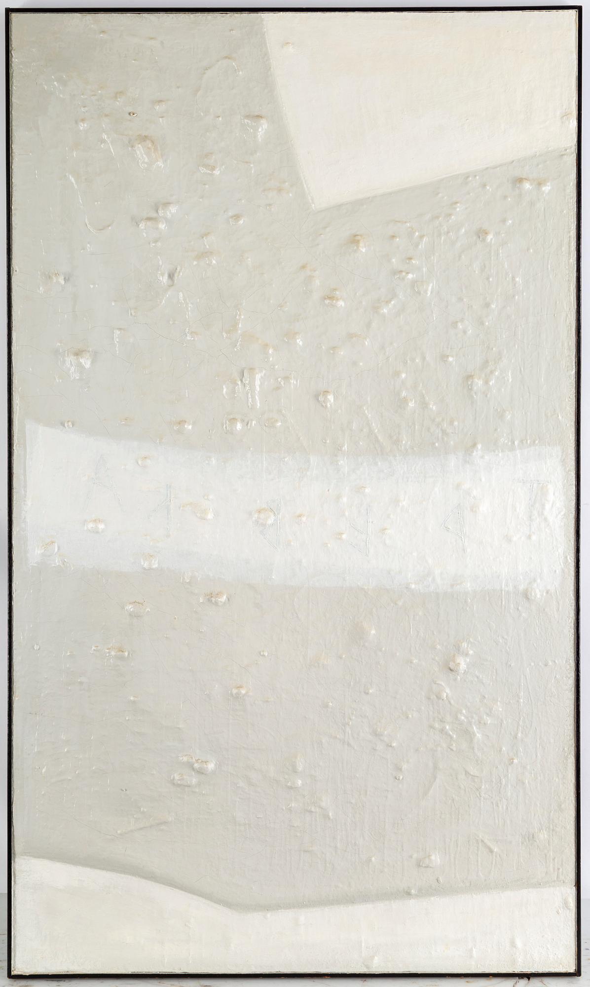 ALBERT JOHANSSON, mixed media on panel, signed 1962-63 verso.