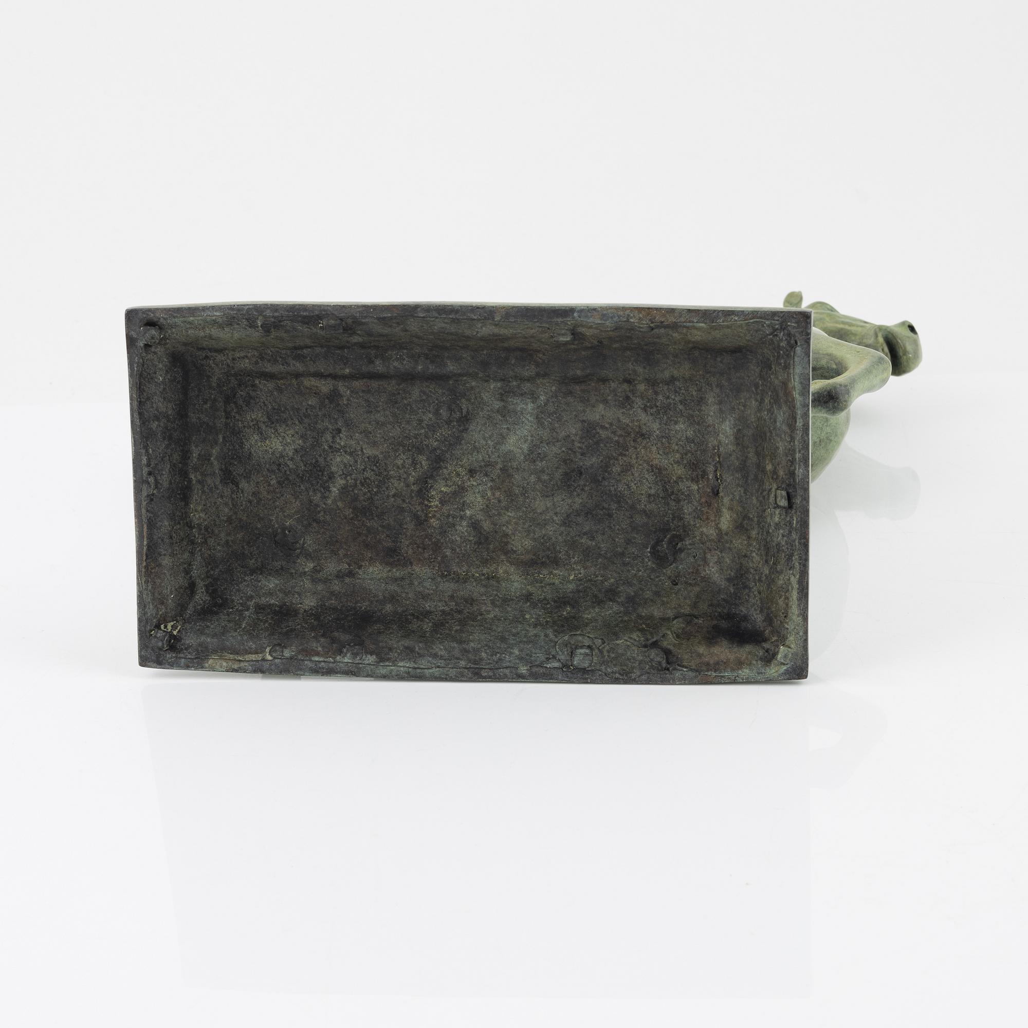 A patinated bronze sculpture after the Horses of Saint Mark.