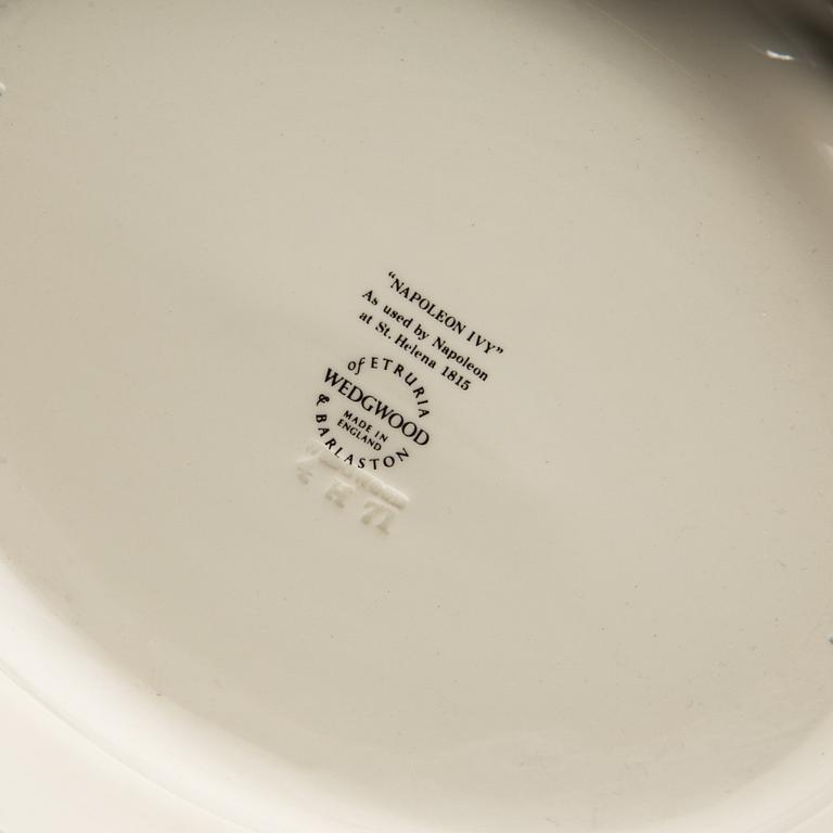 A part Wedgwood dinner service, 'Napoleon Ivy'. (55 pieces).