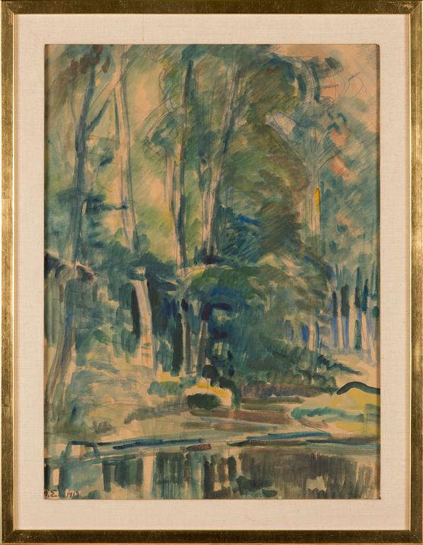 Magnus Enckell, Skogen vid dammen.