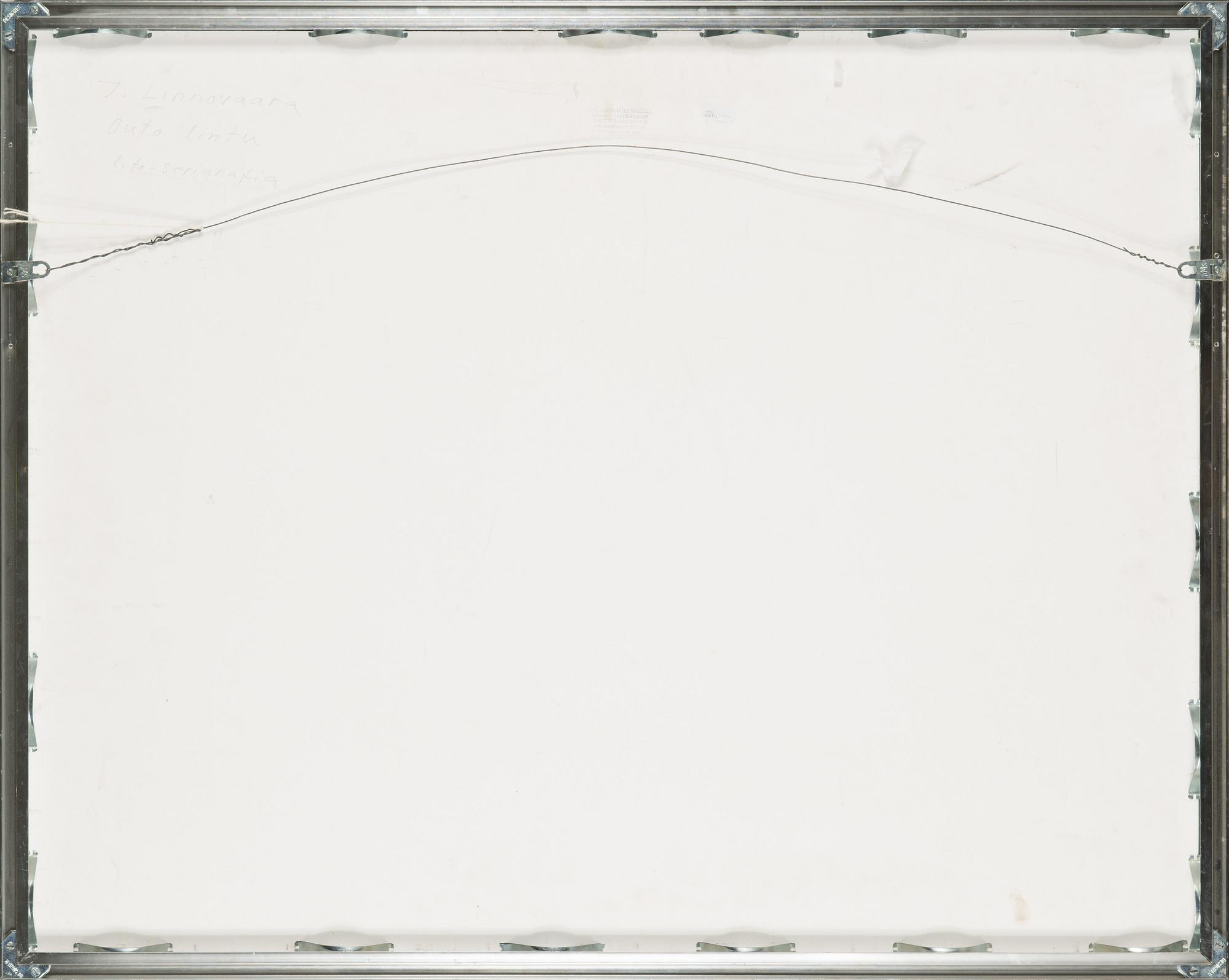 Juhani Linnovaara, litografi och serigrafi, signerad och numrerad 66/100.