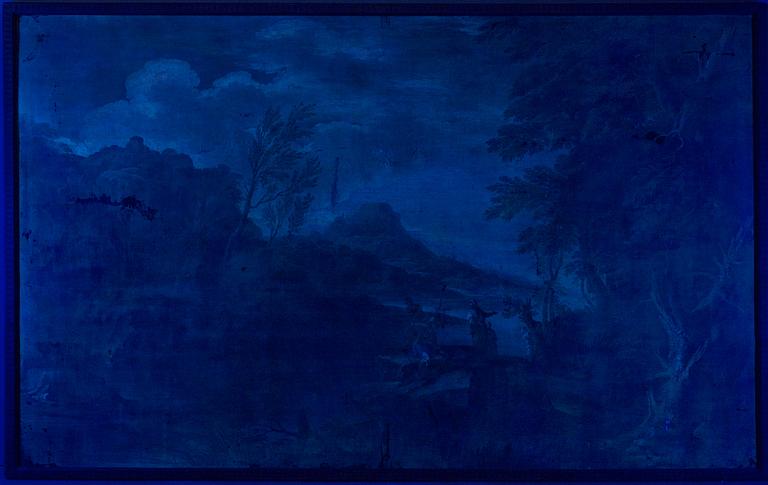Andrea Locatelli Circle of, Landscape with figures.