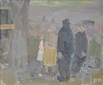 Ragnar Person, "Dagsverkare på väg hem".