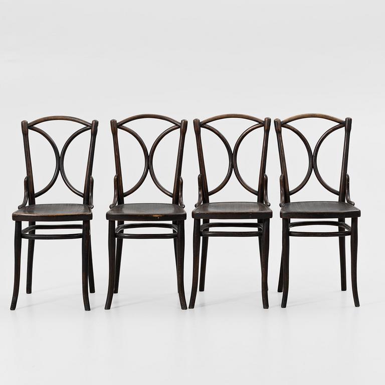 Chairs, 4, Thonet, first half of the 20th century.
