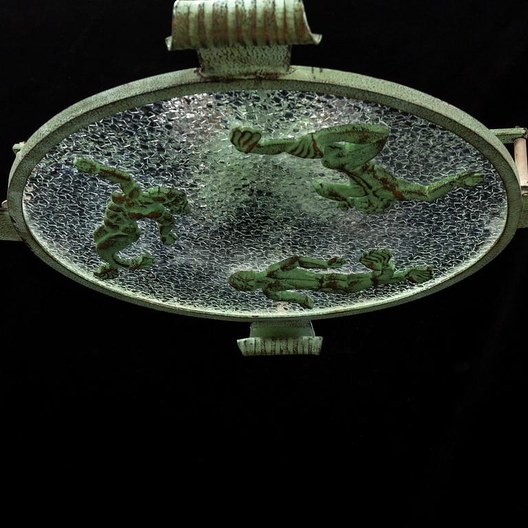 A 1930s ceiling light.