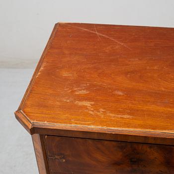 A Gustavian style chest of drawers, late 19th century.