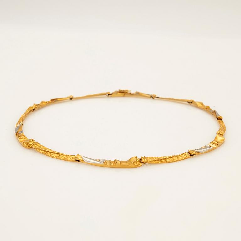 Björn Weckström, collier, "Cimignano", 18k guld, Lapponia, Finland.