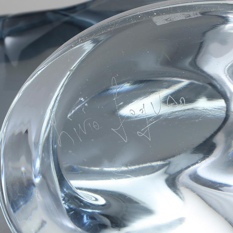 SKULPTUR. Glas, Seguso, Murano. Sign.