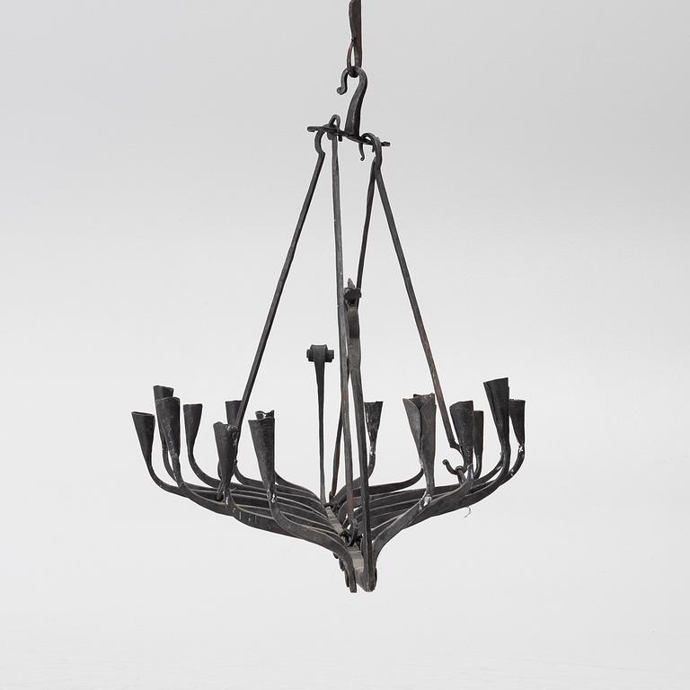Chandelier, second half of the 20th century.