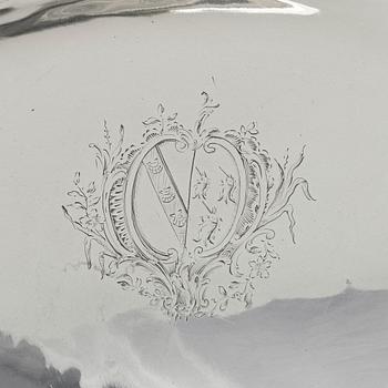 Brödkorg, silver, London 1780. George III.