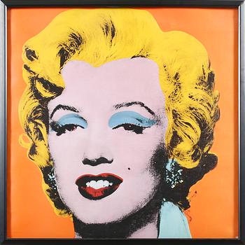 ANDY WARHOL, after, offset litograph / poster, "Marilyn Monroe", Andy Warhol Foundation, 1995.