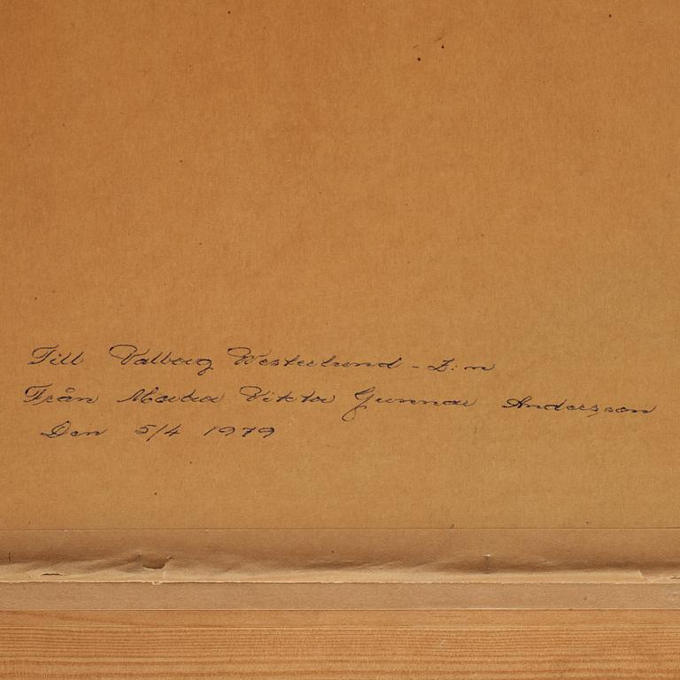 Elis Åslund, Borgholms slottsruin.