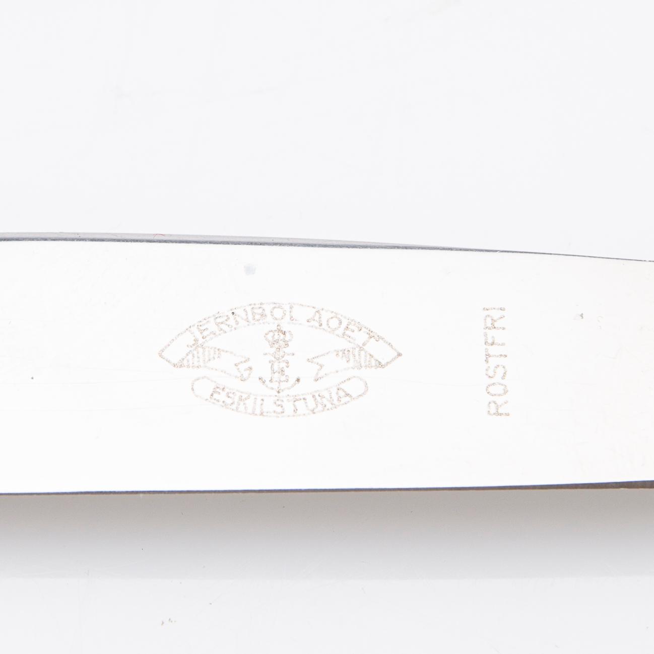 Gustaf Möllenborg, Cutlery, 6 + 6, silver, Stockholm 1836.