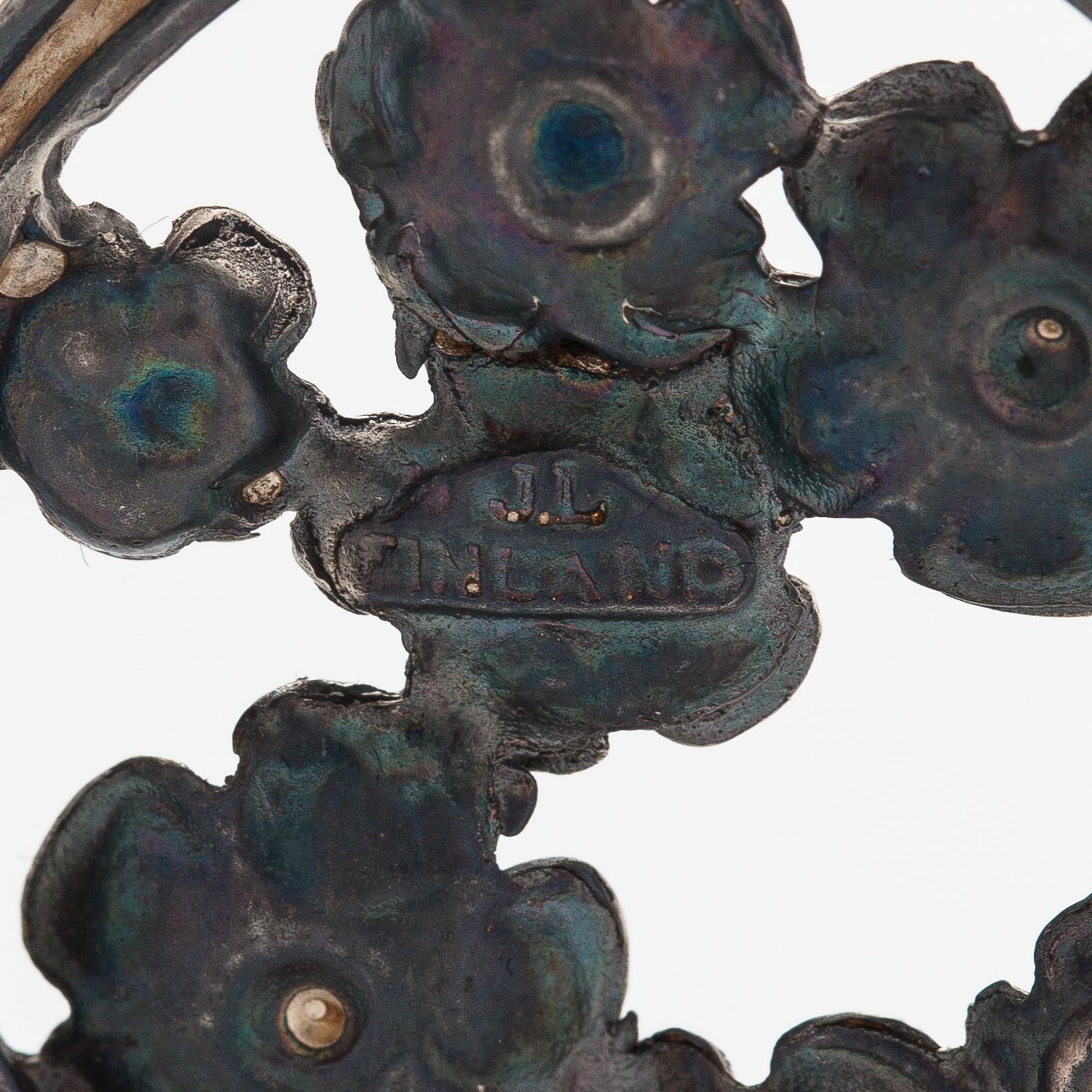 Jorma Laine, Halsband "Lemmikki", silver. Turun Hopea, Åbo.