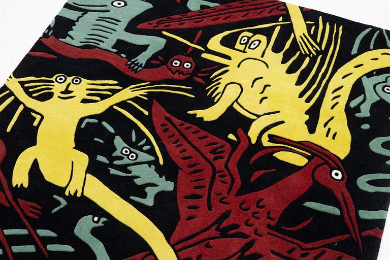 Carl Johan De Geer, a hand-tufted 'Monster Subtil' carpet, signed Carl Johan De Geer and numbered 05, c. 240 x 160 cm.