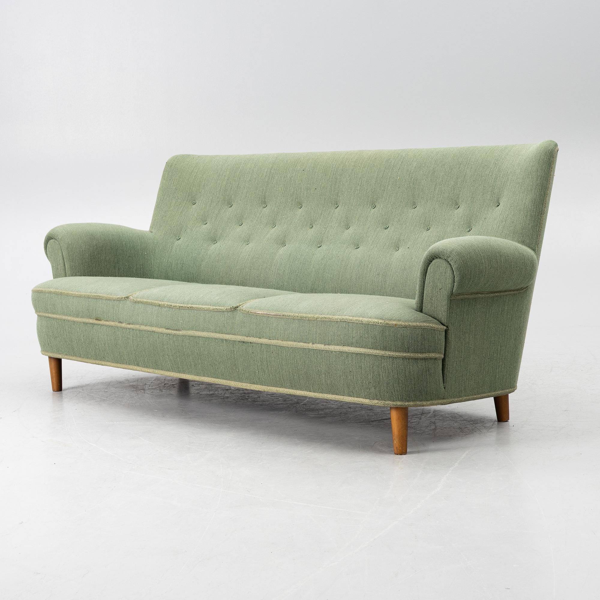 Carl Malmsten, sofa, "Hemmakväll", second half of the 20th century.