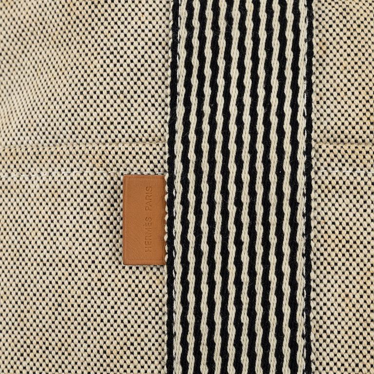 Hermès, "Fourre Tout" canvas bag.
