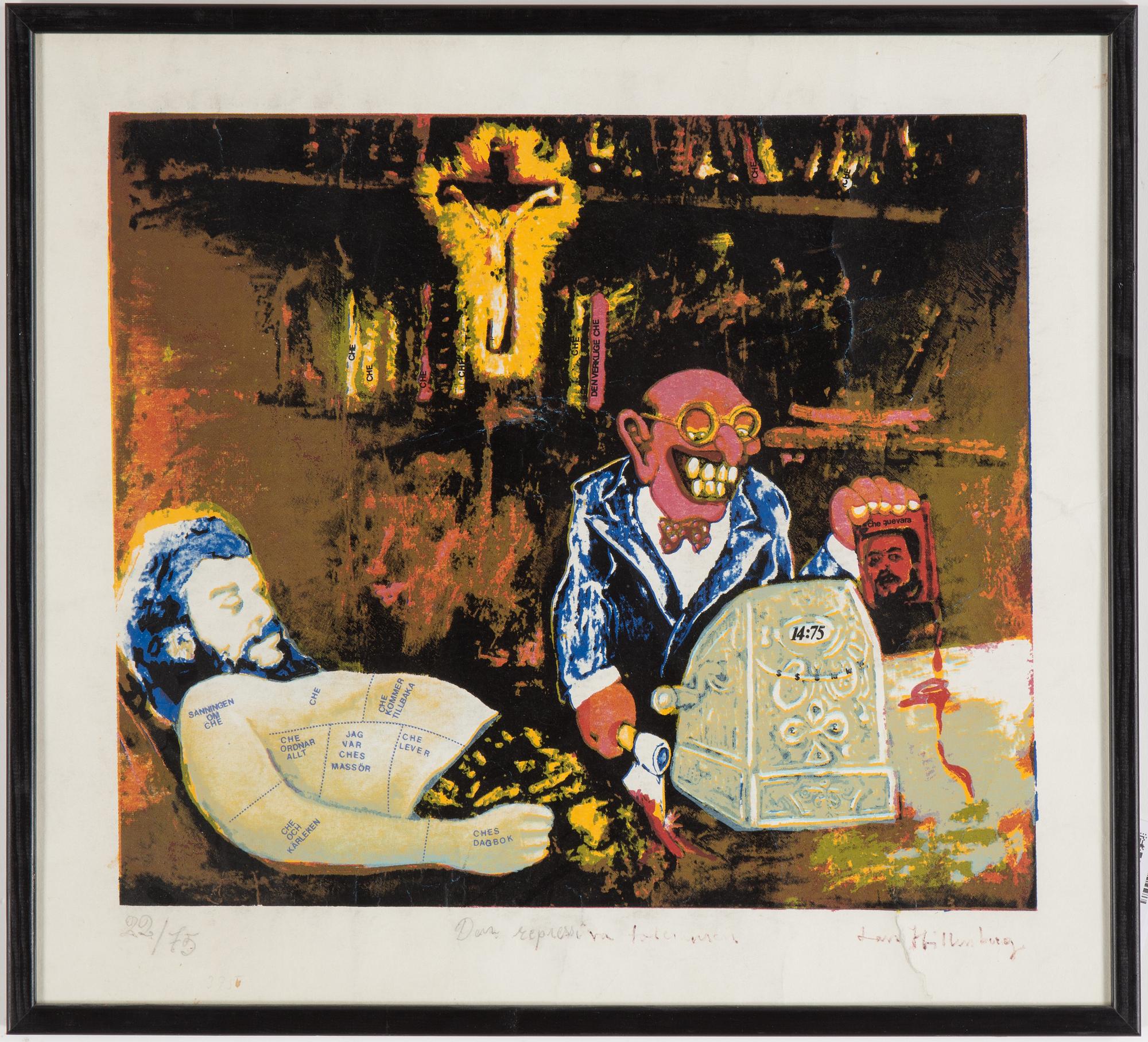 LARS HILLERSBERG, silk screen, signed and numbered 22/75.