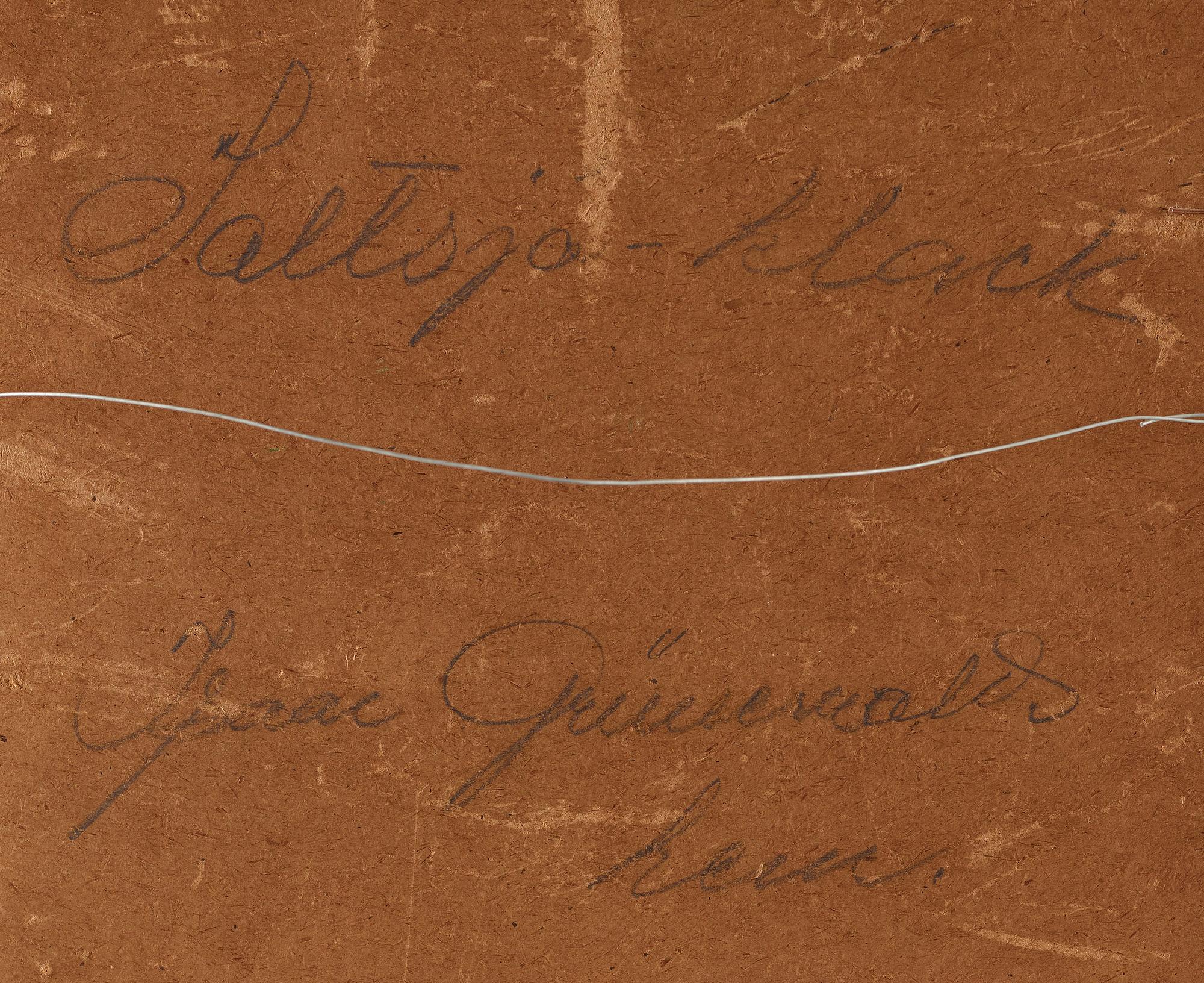 Isaac Grünewald, "Saltsjö-klack".