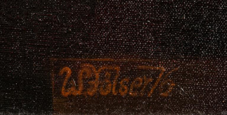 Walter Fölser, oil on canvas, signed.