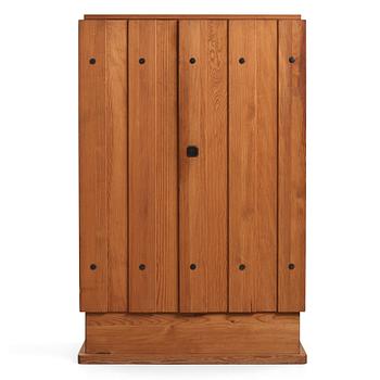 Axel Einar Hjorth, a "Lovö" stained pine cabinet, Nordiska Kompaniet, Sweden 1930s.