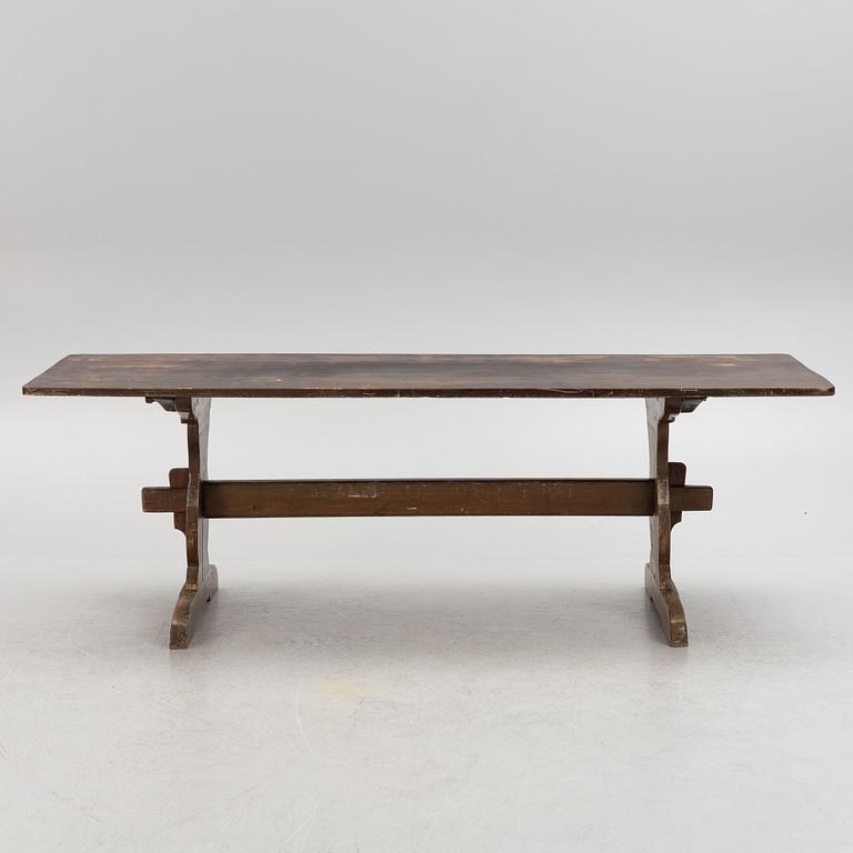 Trestle table, from around the year 1900.