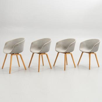Stolar, 4 st, "About a Chair 23", HAY, 2000-tal.