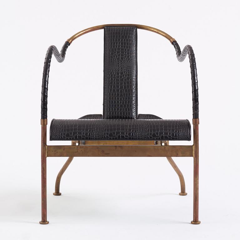 Mats Theselius, an 'El Rey' armchair, ed. 35/360, Källemo, Sweden, post 1999.