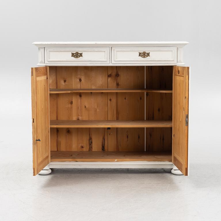 A painted sideboard, circa 1900.