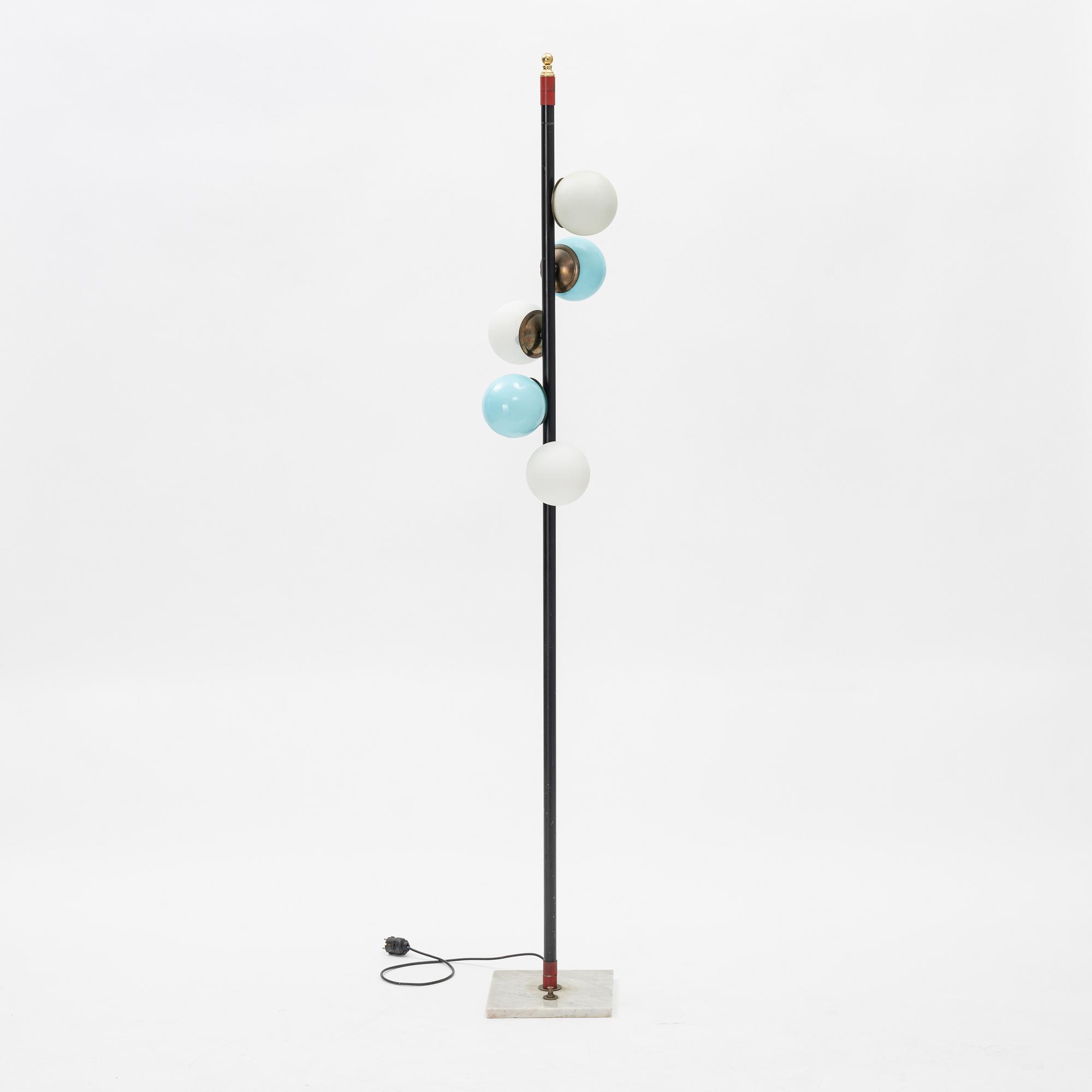 A mid 20th Century floorlamp, Italy.