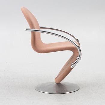 Verner Panton, a '1-2-3-system' armchairs, Denmark, 1970's/80's.