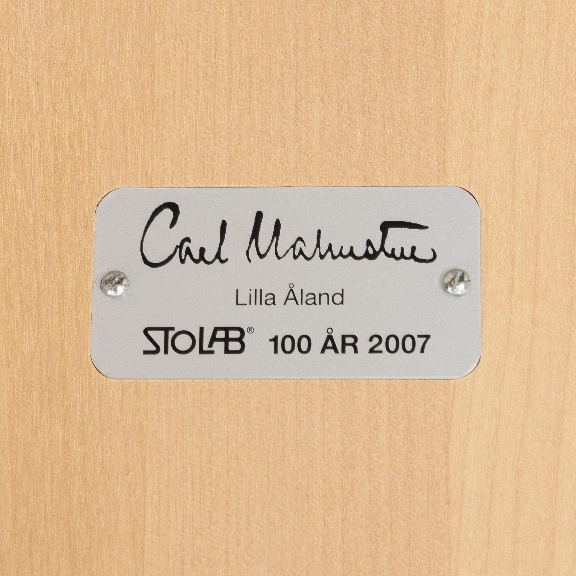 Carl Malmsten, chairs, a pair, "Lilla Åland", Stolab, 2007.