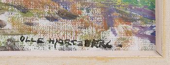 OLLE HJORTZBERG, olja på duk, sign.