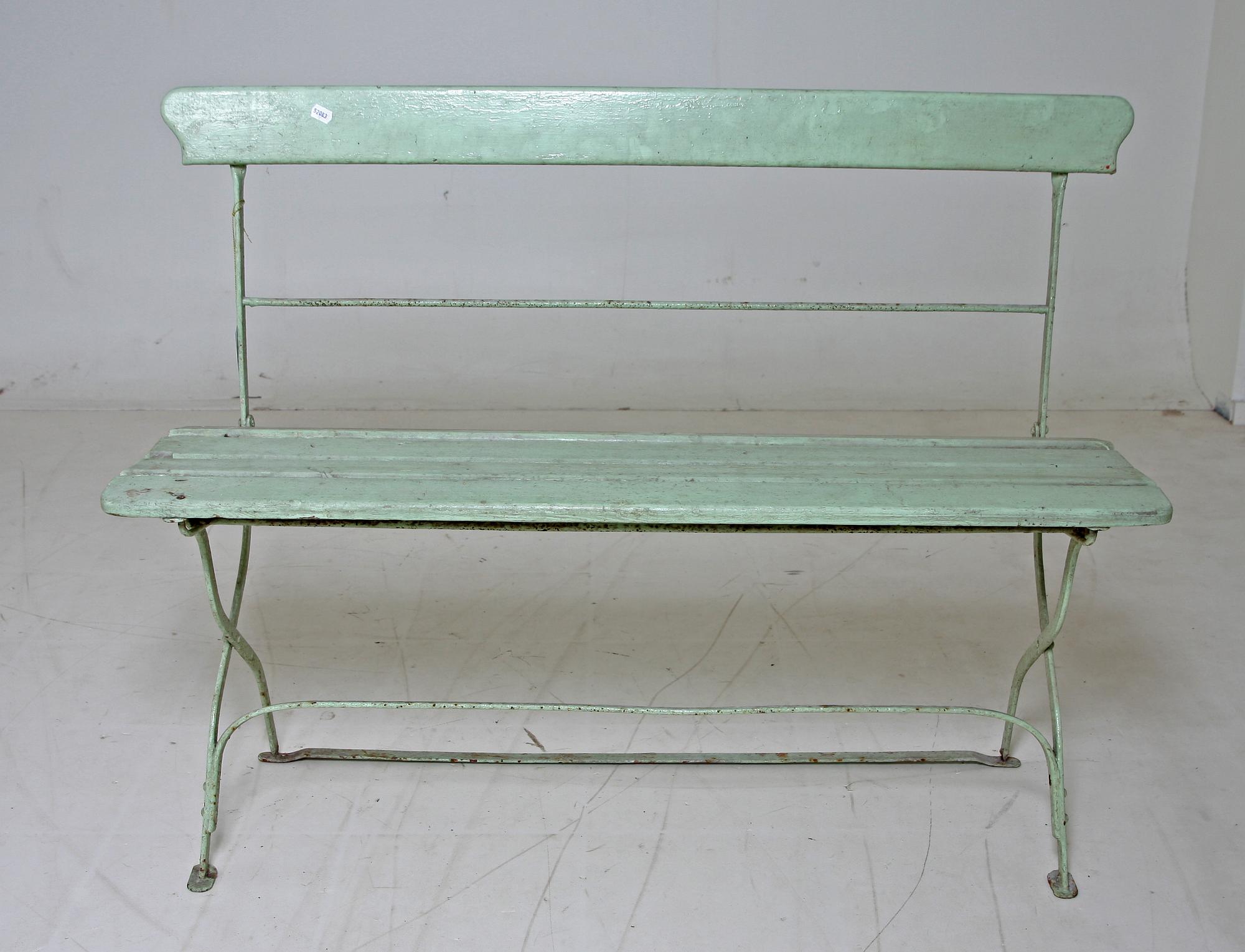 TRÄDGÅRDSBÄNK, 1900-tal.