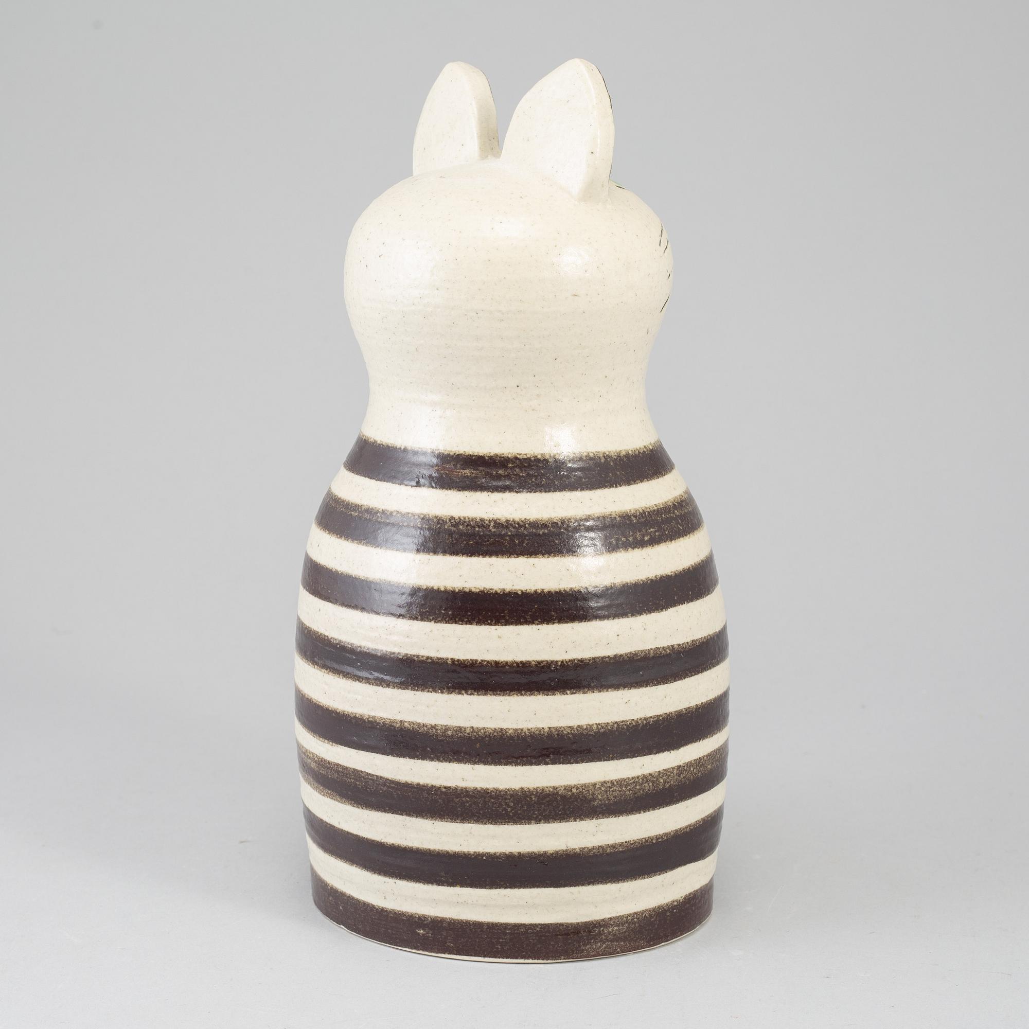 LISA LARSON, a 'Trull' stoneware figurine, Gustavsberg, 1972-74.