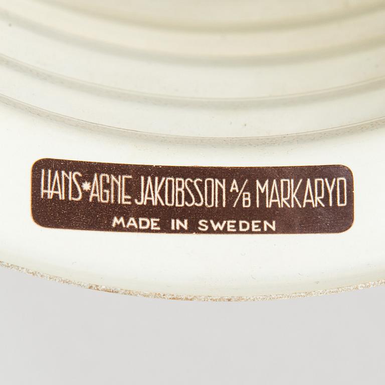 Hans-Agne Jakobsson, Two 1960/1970s 'V299' wall lights for Hans Agne Jakobsson AB, Markaryd. Sweden.