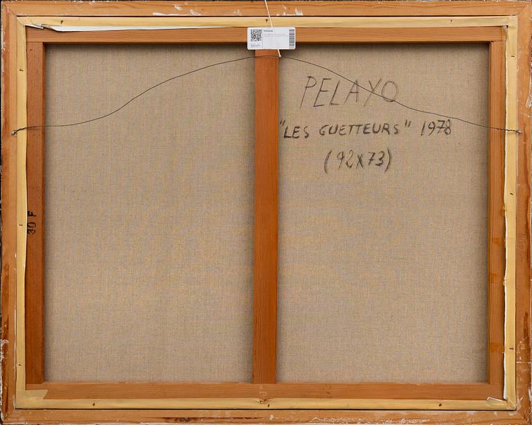 Orlando Pelayo Entrialgo, olja på duk, signerad, A tergo daterad 1978.