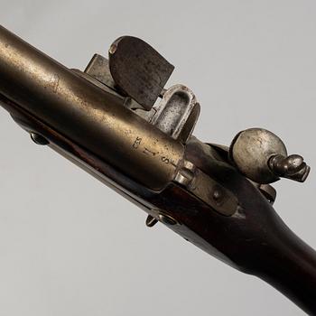 A Swedish flintlock musket.