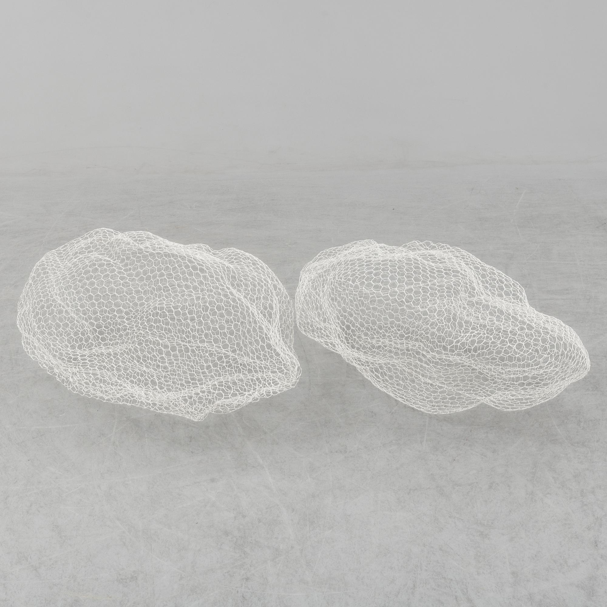 Two 'Cloud' sculptures by Benedetta Mori Ubaldini for Magis. 21st Century.