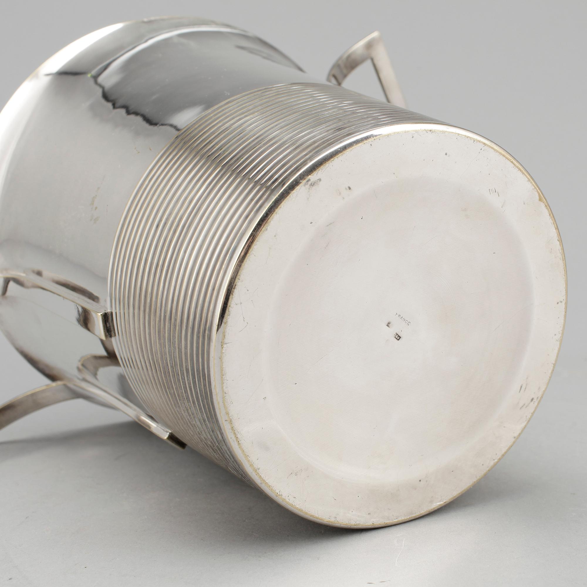 VINKYLARE, nysilver, Paris, 1900-talets mitt.