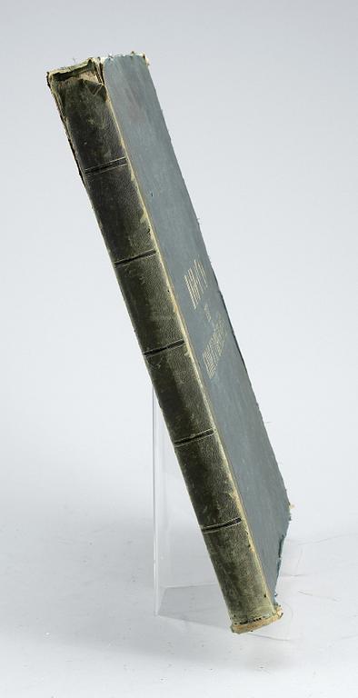 KARTBOK, "Hand Atlas; der Erde und des himmels", Zweiundvierzigste Auflage, Weimar, troligen 1880-tal.