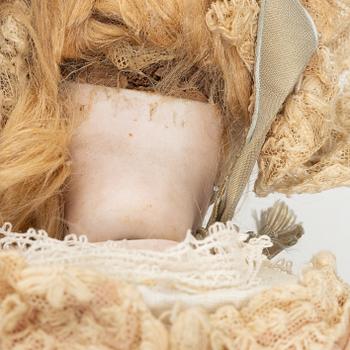 Gaultier, biscuit doll "Fashion Lady", France, late 19th century.